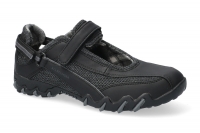 chaussure all rounder velcro niro cuir gras noir